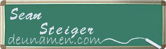 Sean Steiger Visitenkarte